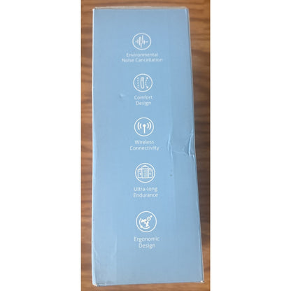 TECKNET Wireless Rechargeable Bluetooth Headset w/ Noise Cancellation TK-HS012