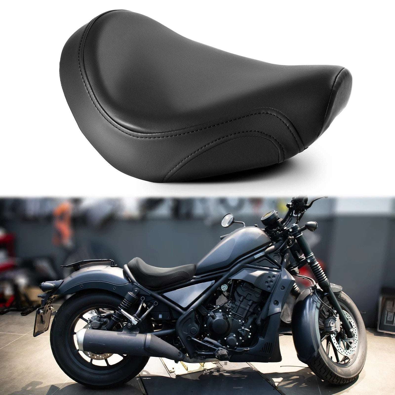 Smooth Style Thicker Solo Front Seat Cushion Honda Rebel CMX300 CMX500 2017-2025