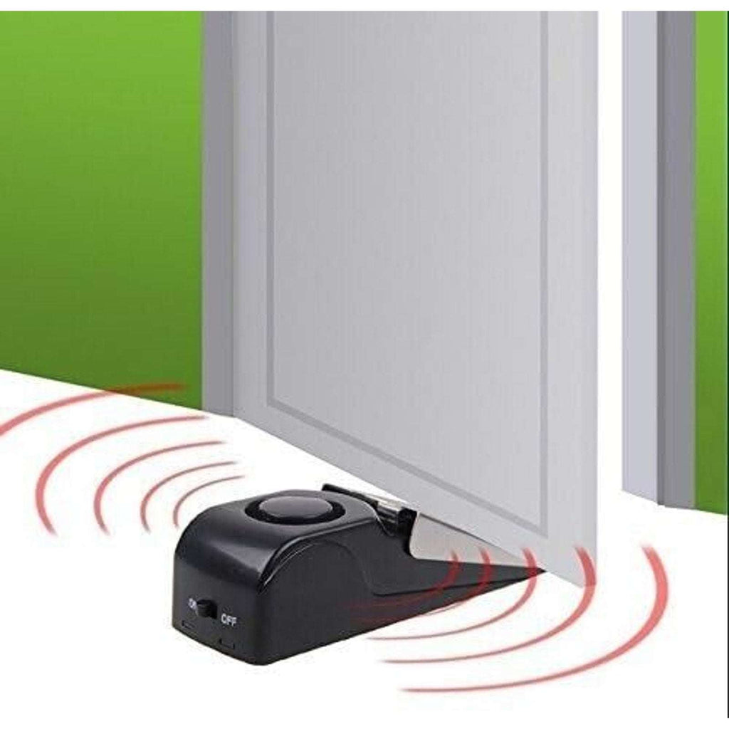 Wireless Travel Door Stop Alarm Portable Security Alert Wedge Stopper Hotel Safe