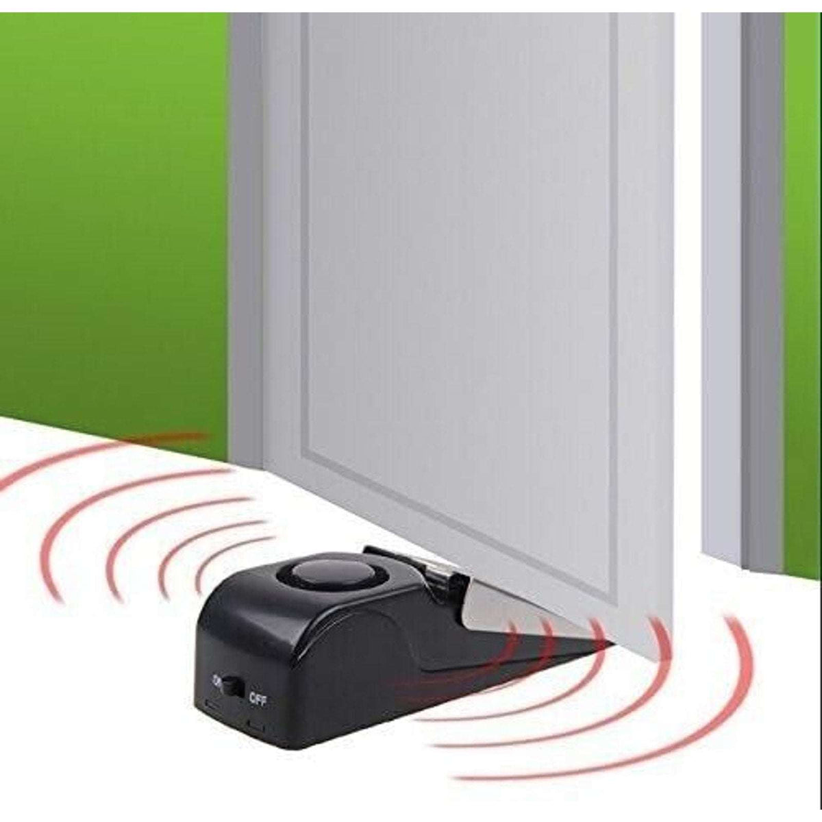 Wireless Travel Door Stop Alarm Portable Security Alert Wedge Stopper Hotel Safe