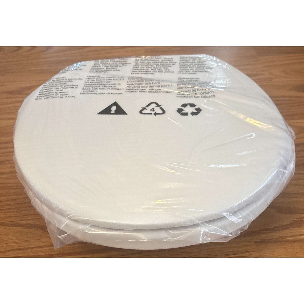Clirass Round Bidet Toilet Seat with Quiet-Close Lid Non-Electric Dual Nozzle