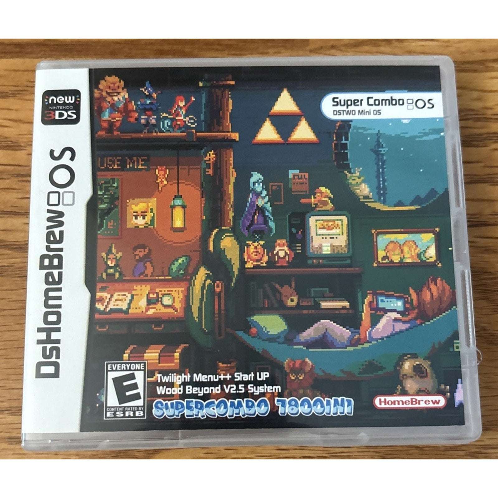 Nintendo NTB 7800 In 1 DS 3DS Super Combo Game Dshomebrew OS Game READ!