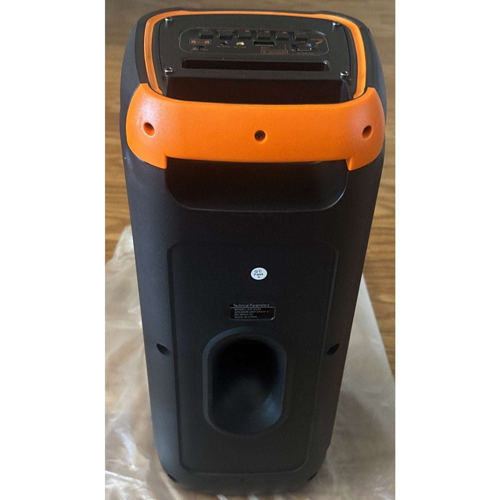 Dual 4" RGB Portable Speaker Rechargeable Bluetooth LED Karaoke Party System