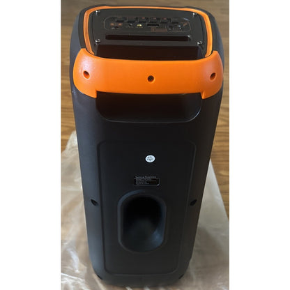Dual 4" RGB Portable Speaker Rechargeable Bluetooth LED Karaoke Party System