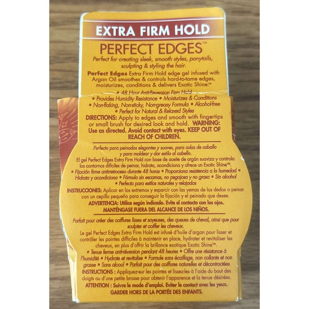 Creme Of Nature Perfect Edges Argan Oil 48 HR Extra Firm Hold Hair Styling Gel