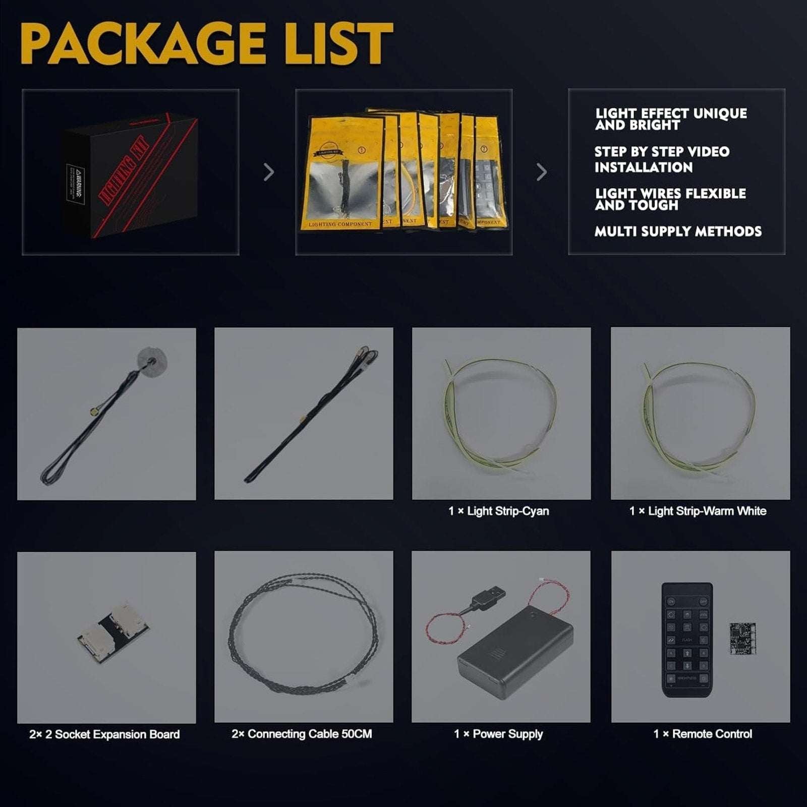 LocoLee LED Light Kit for Lego 21340 Ideas Tales of the Space Age w/ Remote