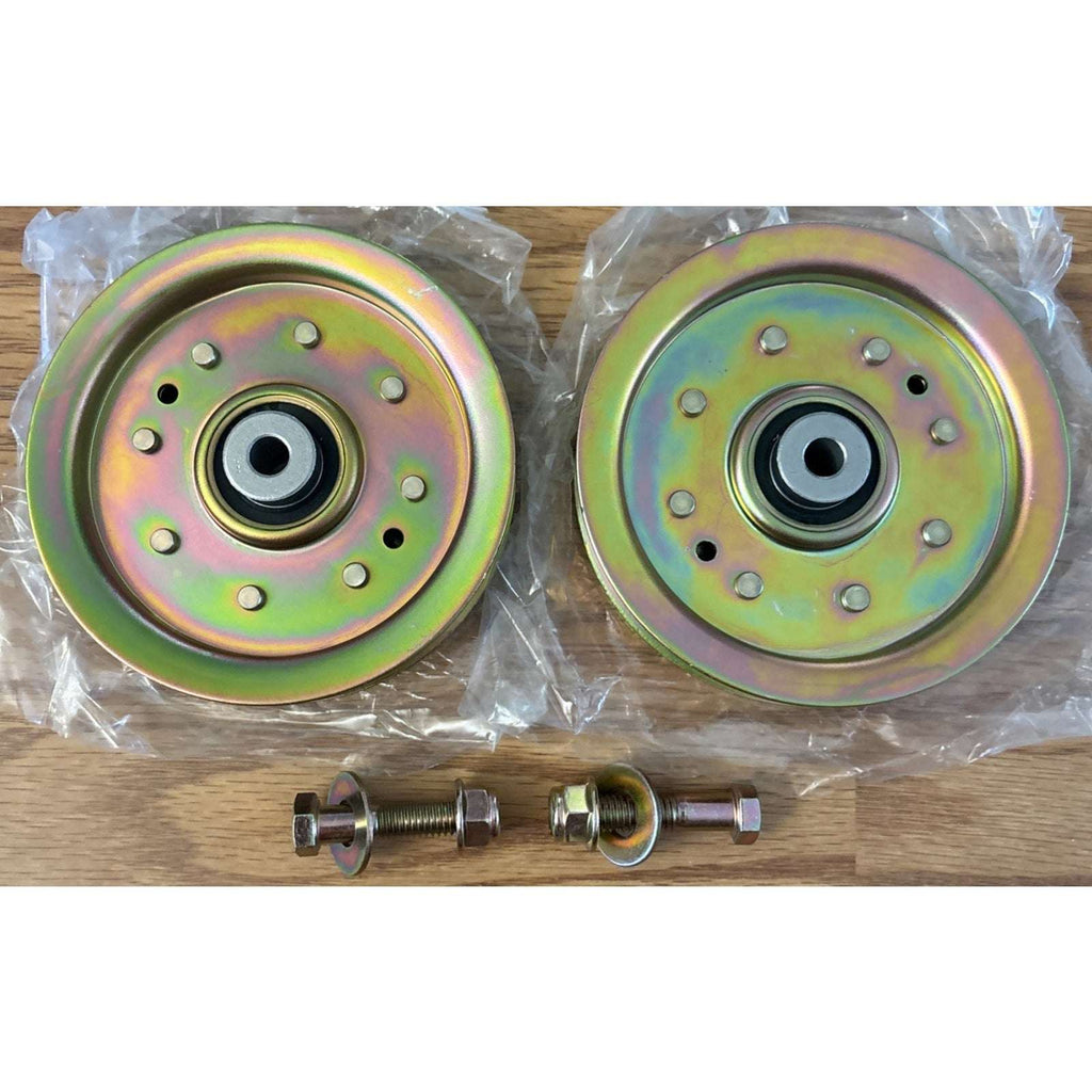 2 Pack Idler Pulley 4.25 Inch Heavy Duty For Cub Cadet 50" RZT50 Mower 75604129B