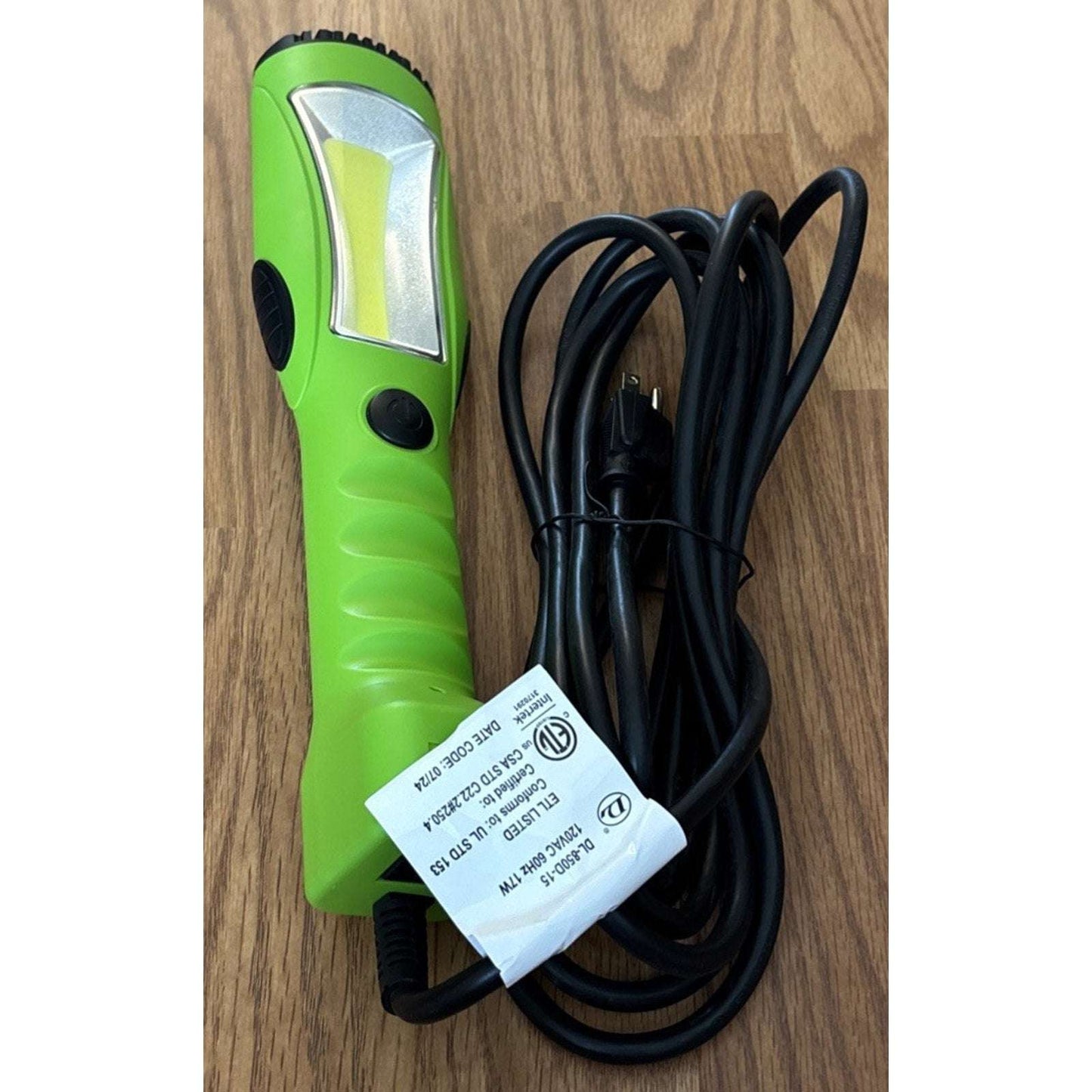 EDISHINE 2000LM LED Work Light, 15ft Cord, Dimmable, Handheld, Magnetic Hanging