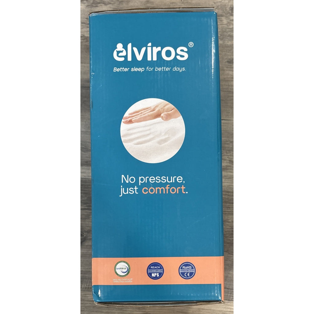 Elviros Cervical Memory Foam Pillow Neck & Shoulder Pain Ergonomic All Sleepers