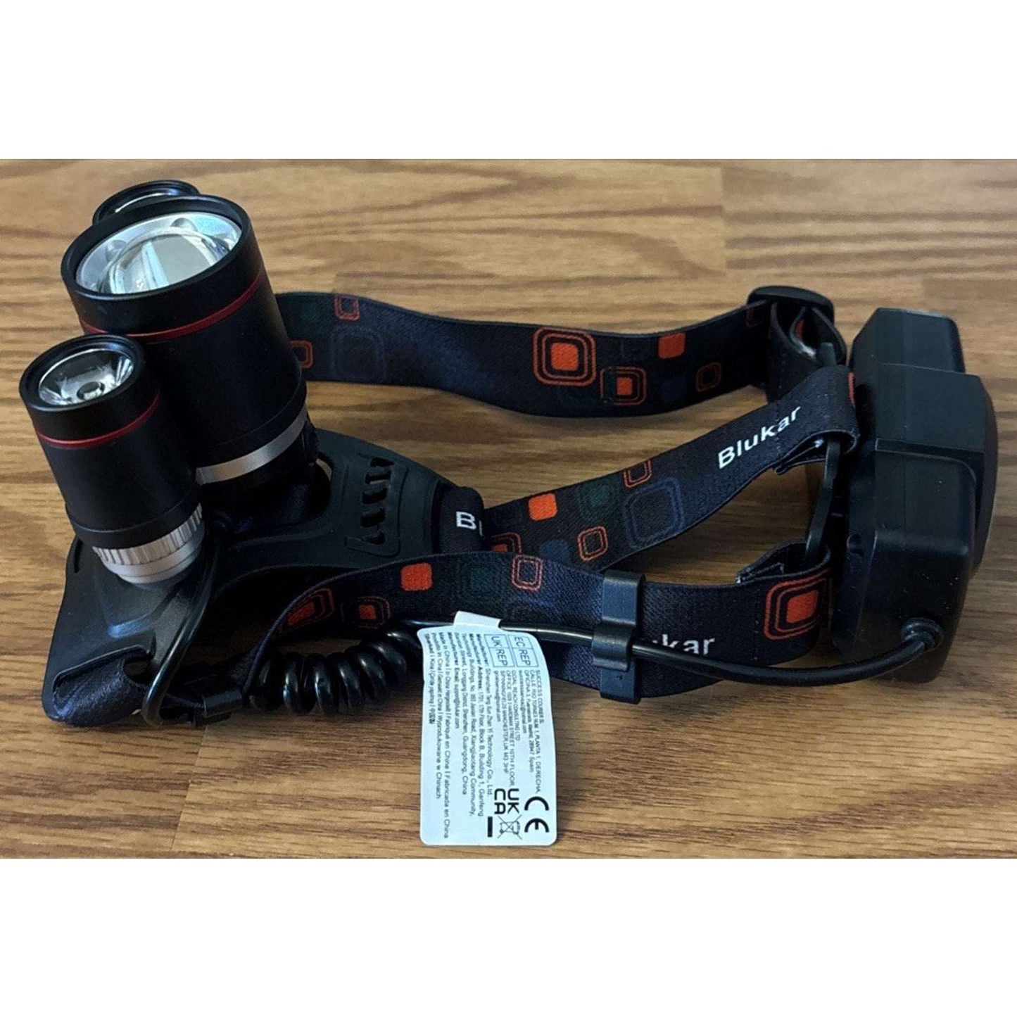 LED Headlamp, Super Bright Rechargeable Headlight Flashlight - 3 Lights 5 Modes