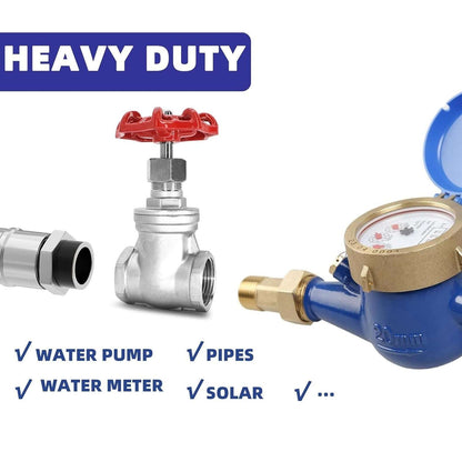 1" NPT Stainless Steel Gate Shut Off Valve Water Oil Gas Plumbing & HVAC Systems