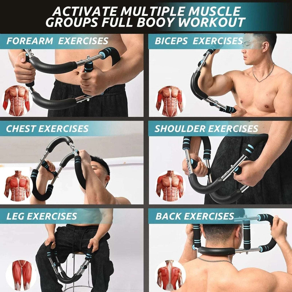 Twister Arm Trainer Shoulders Chest Back Legs Home Workout Equipment 45-90lb