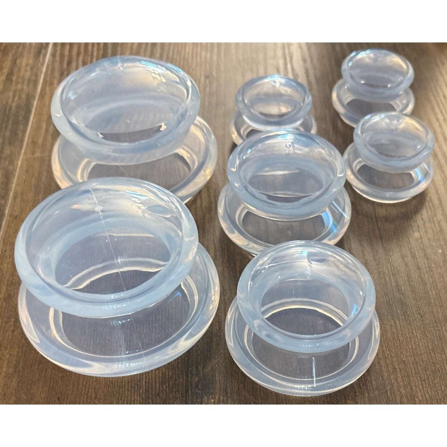 ELERA 7Pc Silicone Cupping Therapy Set, Chinese Massage for Cellulite Reduction