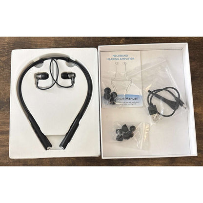 Bluetooth Hearing Aid for Seniors Neckband Hearing Amplifier Talk Calls & Music