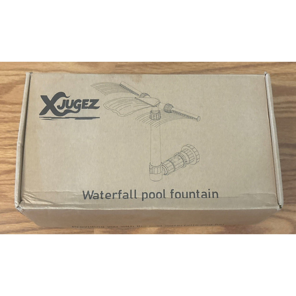 3-Head/2 Mode Pool Waterfall Sprinkler Fountain 360° Adjustable Above/In Ground