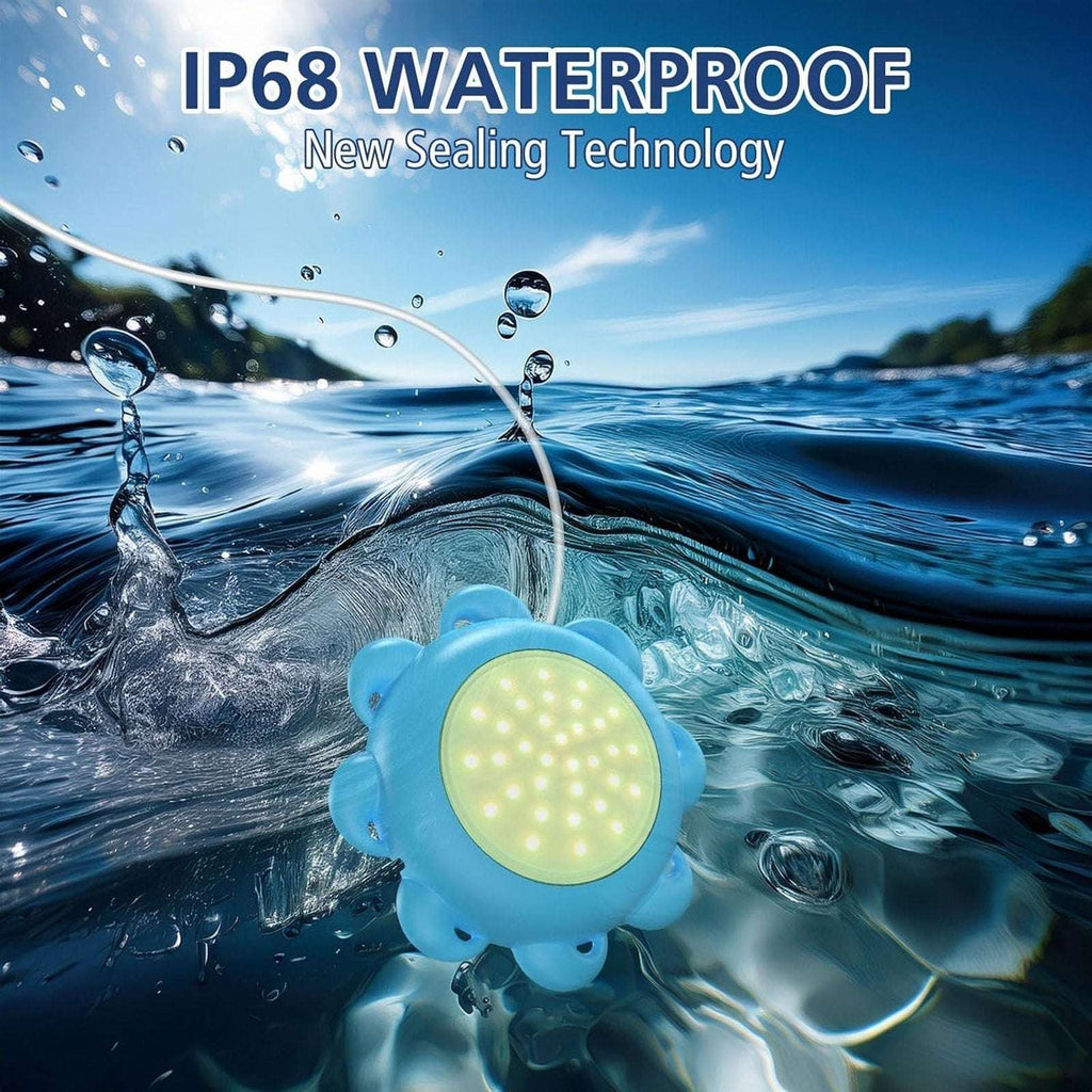 LED Pool & Fountain RGB Light Kits for Above Ground/Inground Pools APP w/Control