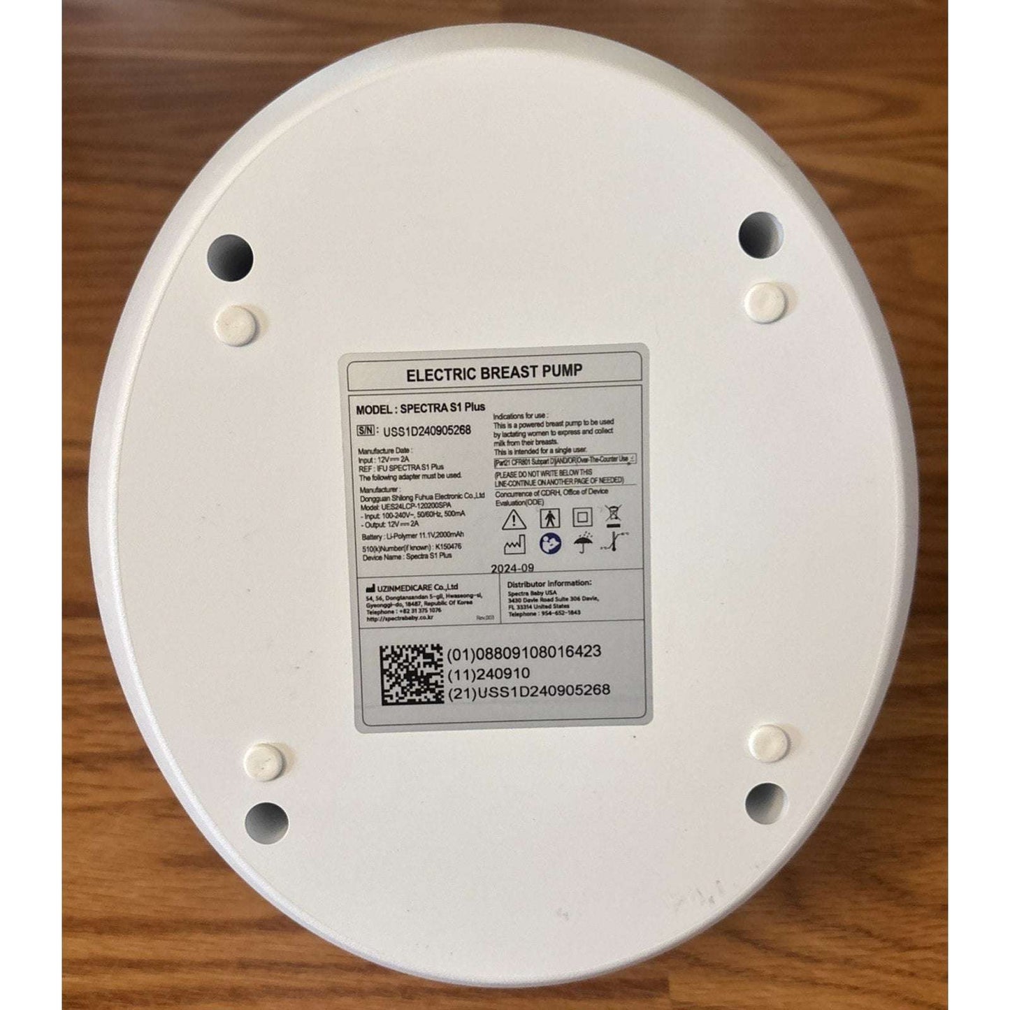 Spectra S1 Plus Premier Portable Rechargeable Double Electric Breast Pump NEW