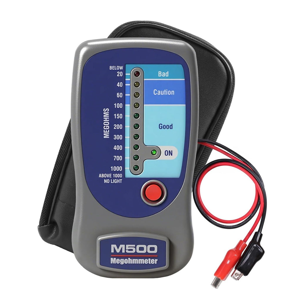 M500 Megohmmeter HVAC Insulation Resistance Testing Up to 1000 Megohms for Supco