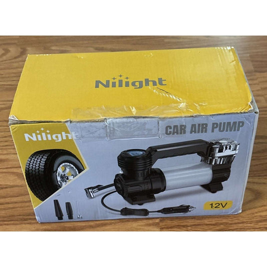 Nilight 12V Heavy Duty Digital 120PSI Portable Air Compressor Tire Inflator Pump
