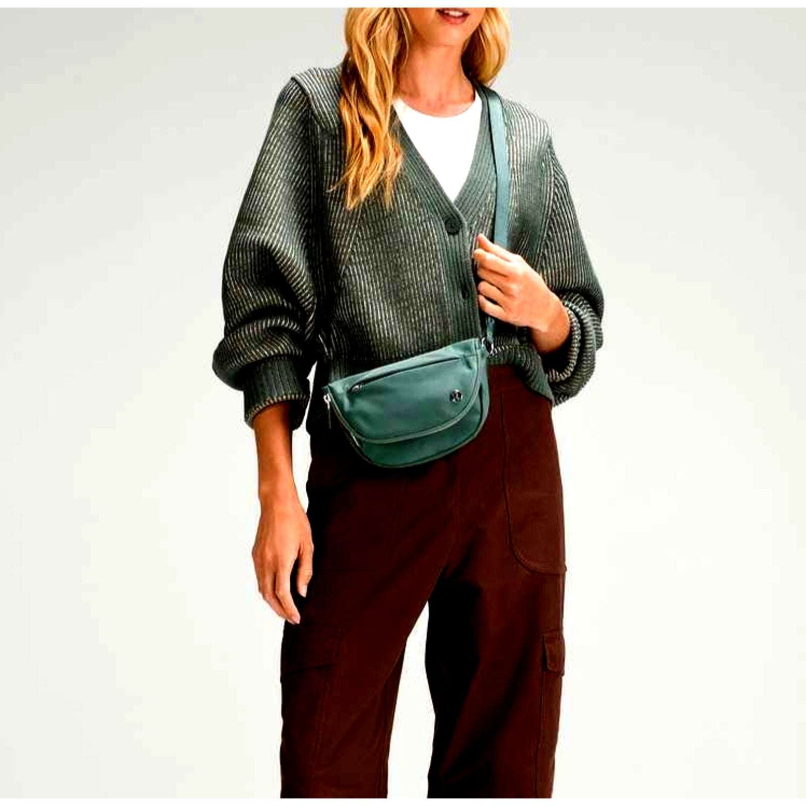 Lululemon ALL NIGHT FESTIVAL BAG 2L Micro Everywhere Belt Bag Foldover in Green