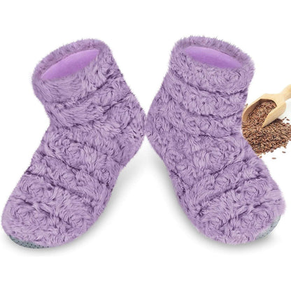 REVIX Microwavable & Freezable Booties Feet Ankle Warmers Hot/Cold Socks