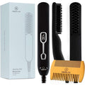 Aberlite EDC Men's Professional Heated Beard Straightening Brush Grooming Kit
