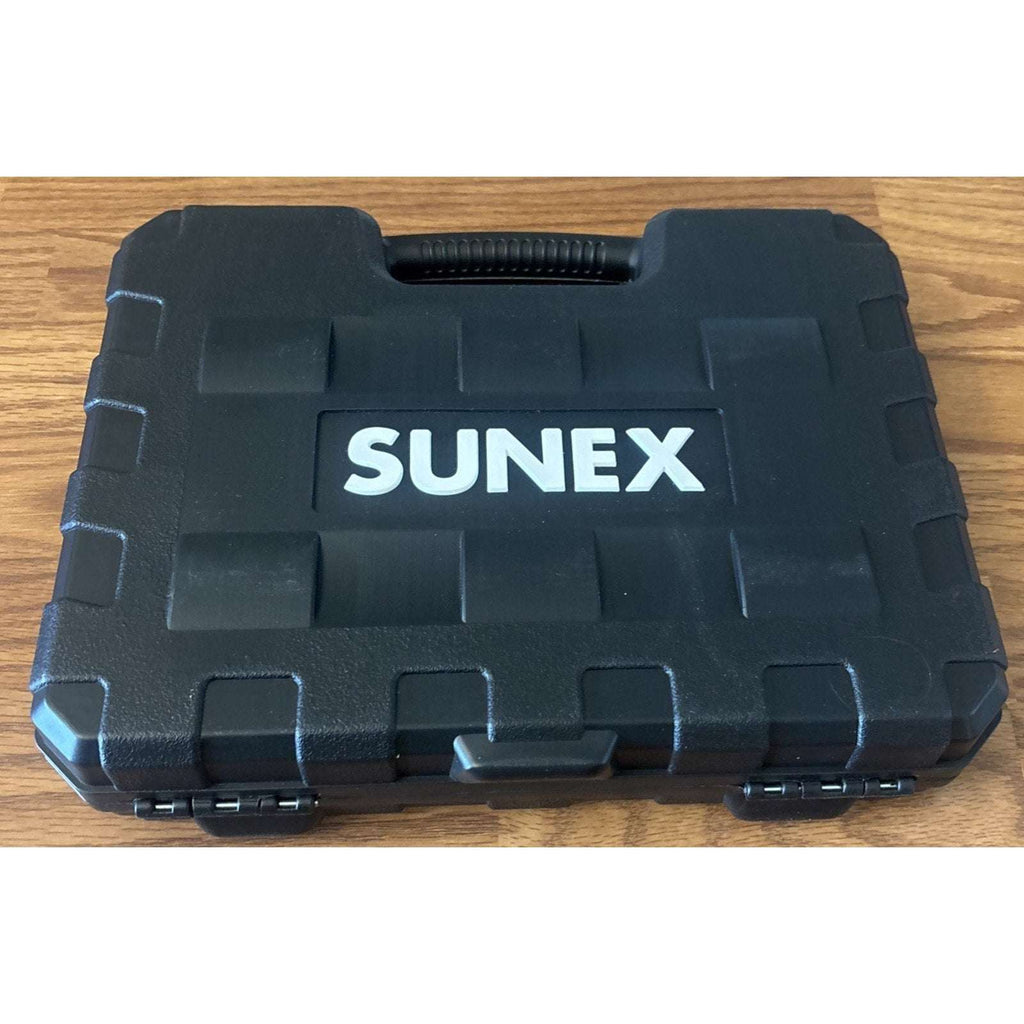 SUNEX Tools 1/2" DRIVE METRIC 6 POINT 26-PIECE IMPACT SOCKET SET NEW READ!