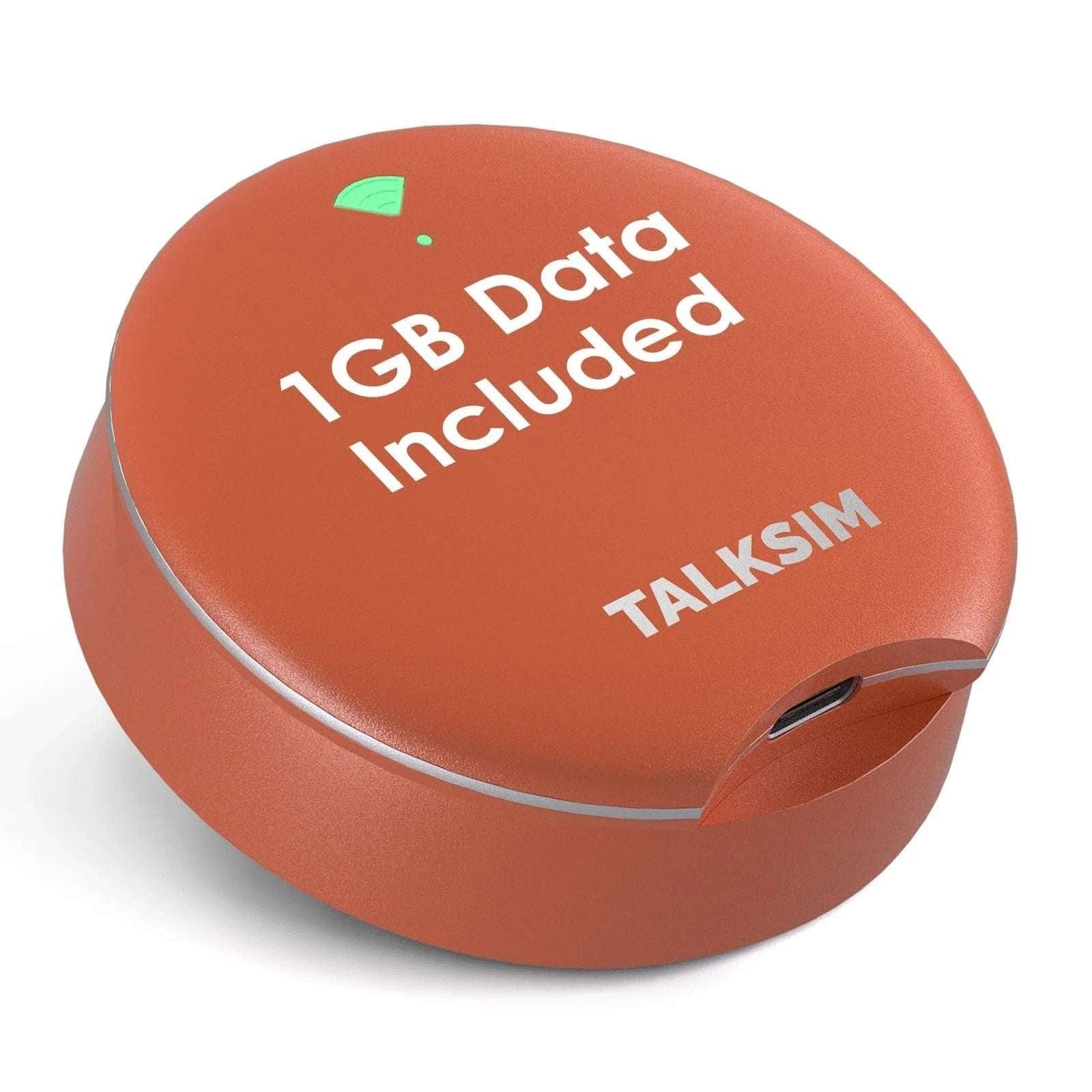 TALKSIM UFO Mobile Hotspot 1GB/Month WiFi 6 4G LTE Portable Up to 10 Devices