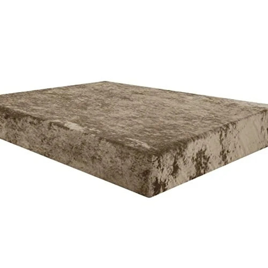 PHF Truly Velvet Fitted Sheet Queen Size Luxury Super Soft & Cozy Deep Fit Khaki