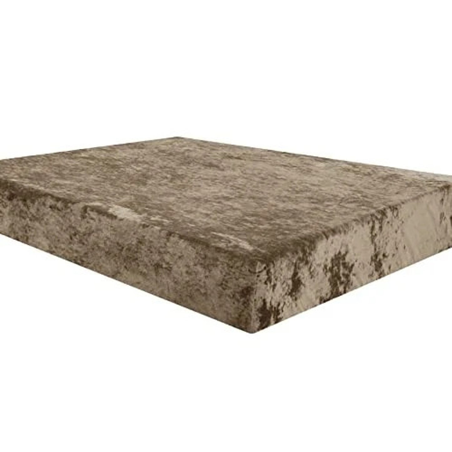 PHF Truly Velvet Fitted Sheet Queen Size Luxury Super Soft & Cozy Deep Fit Khaki
