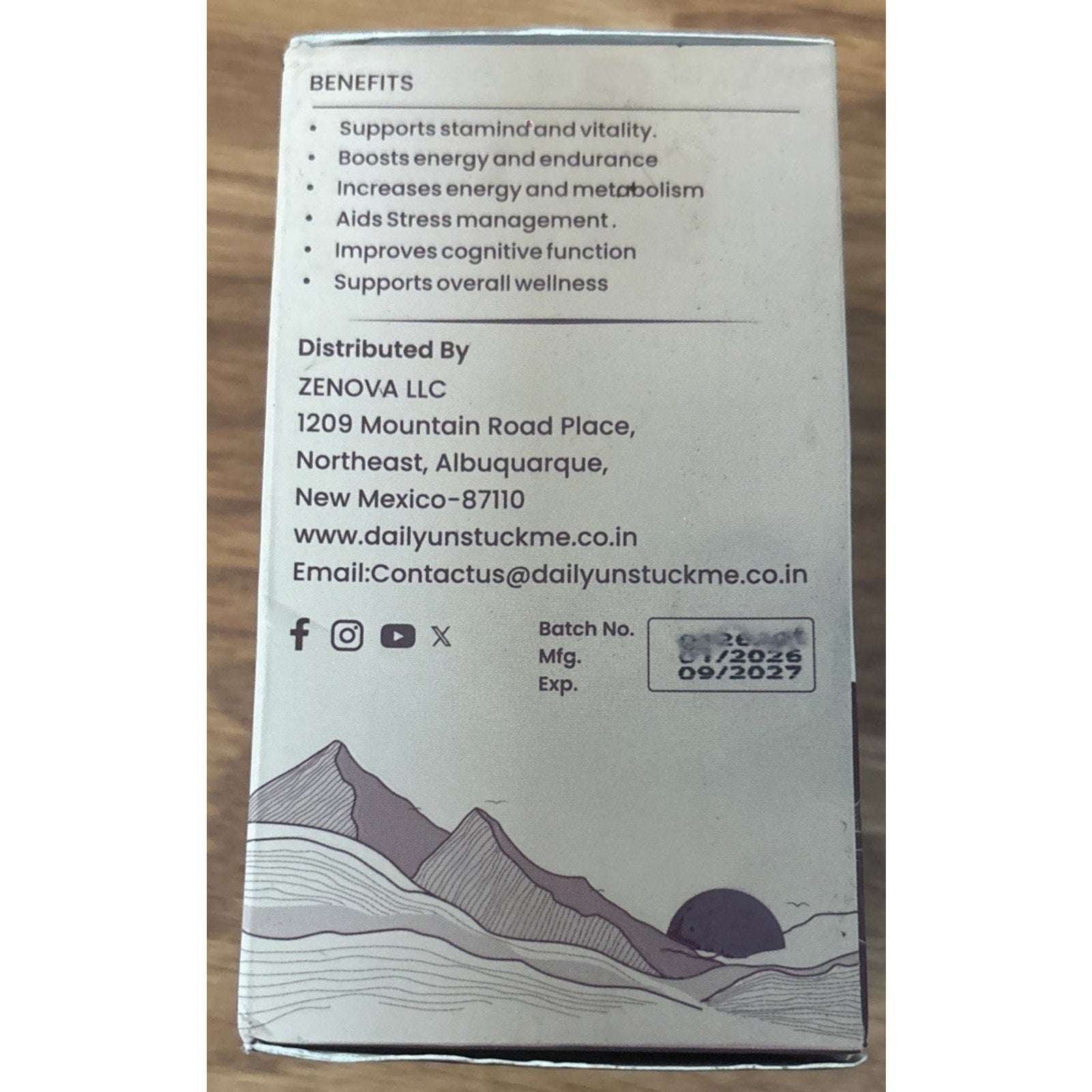 Daily UNSTUCK Me 100% PURE HIMALAYAN SHILAJIT 81% Fulvic Acid Lab Tested 60 Caps