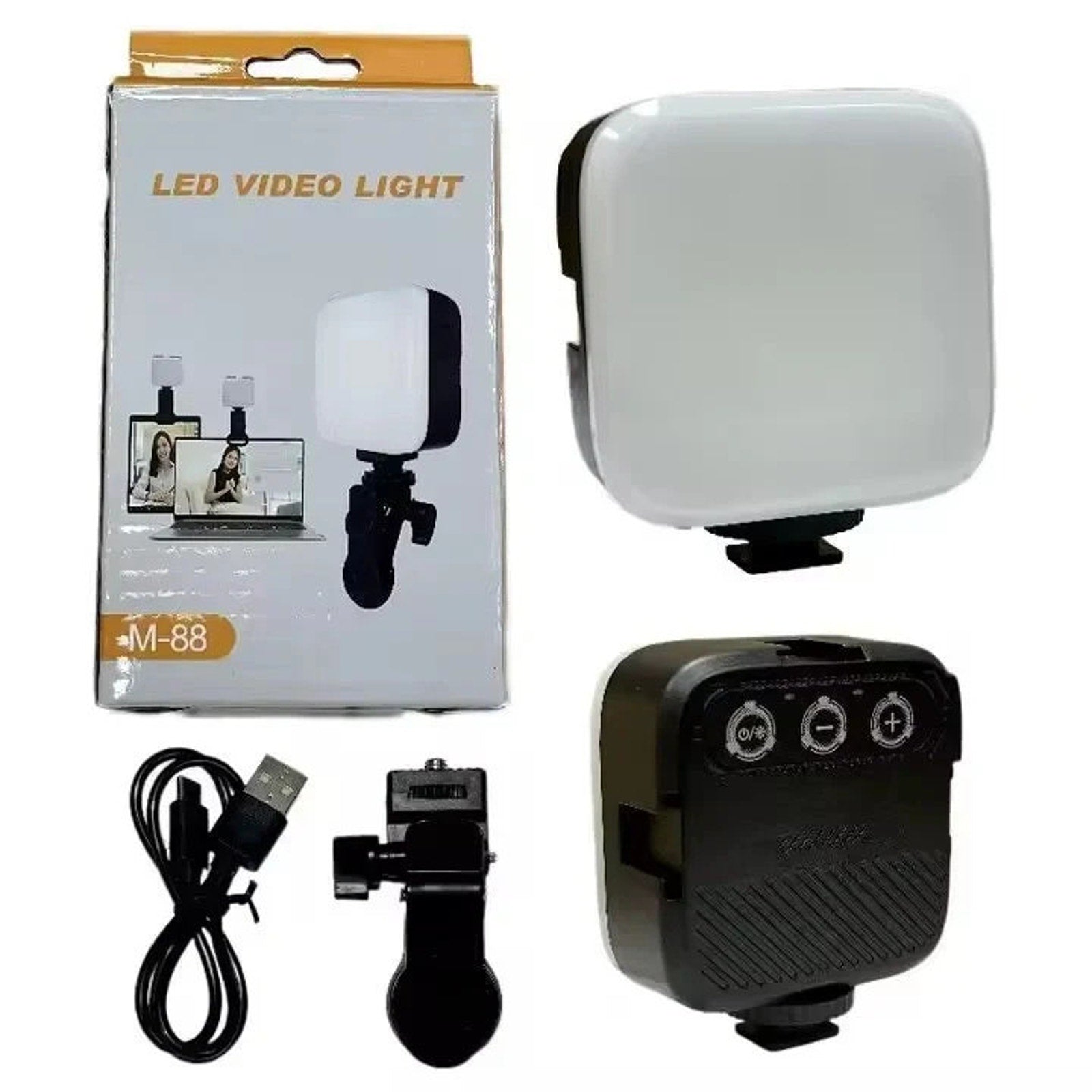 Rechargeable LED Photography Video Fill Light - Camera Phone + YouTube, TikTok +