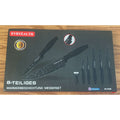Culinary Swiss Knife Set EVRYEALTH SG-9200 Black Stainless Steel 6 Piece Set