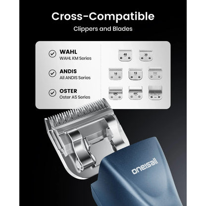 oneisall Cordless Professional Dog Grooming Clippers PC14 Pet Grooming Set - NEW
