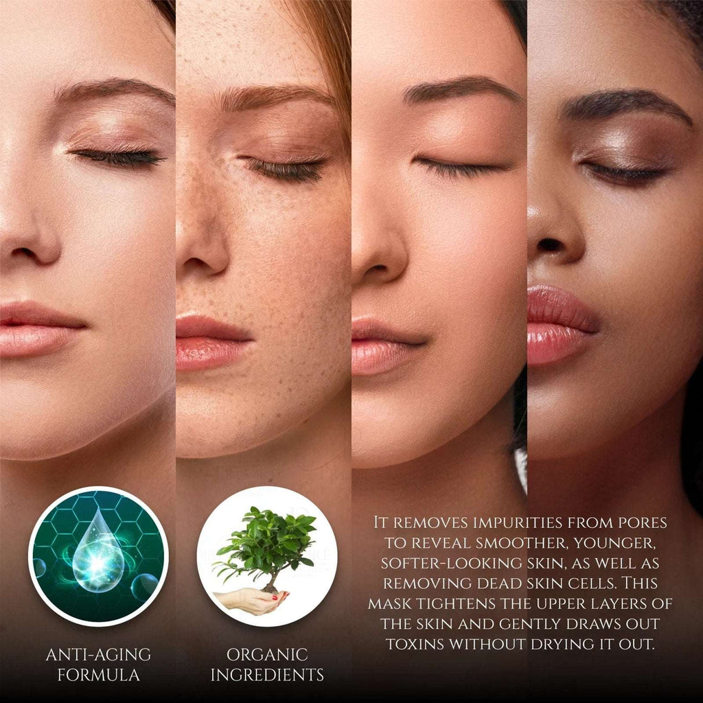 2 Pc Triple Acting Facial Cleansing Scrub Powered by Bio Organica Collagen Tech