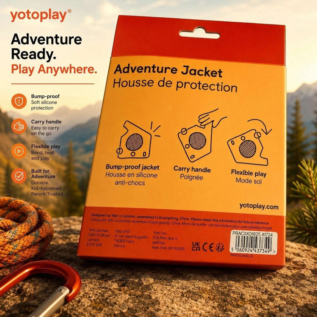 Yoto Player 3rd Generation Silicone Adventure Jacket w/ Carry Handle Fruit Punch