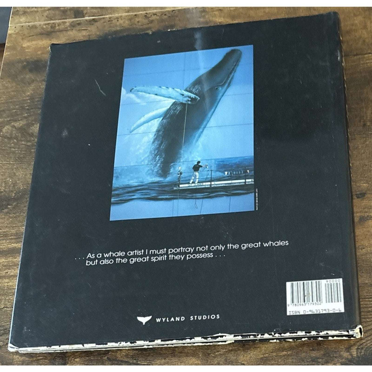 The Art of Wyland by Wyland Signed 1992 First Edition Hardcover w/ DJ Art Book