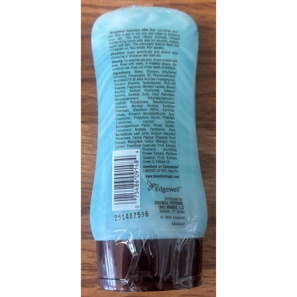 3 Pack Hawaiian Tropic After Sun Lotion Weightless Hydration Coconut Papaya 6oz