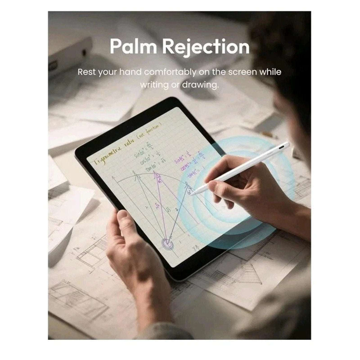 Metapen Air8 Stylus for iPad 2018-2025 Fast Charge Palm Rejection Tilt Sensitive