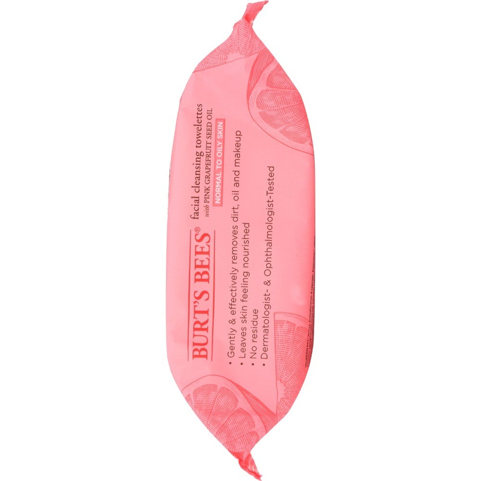 3 Packs Burt's Bees Facial Cleansing Towelettes Pink Grapefruit 90 Total Wipes