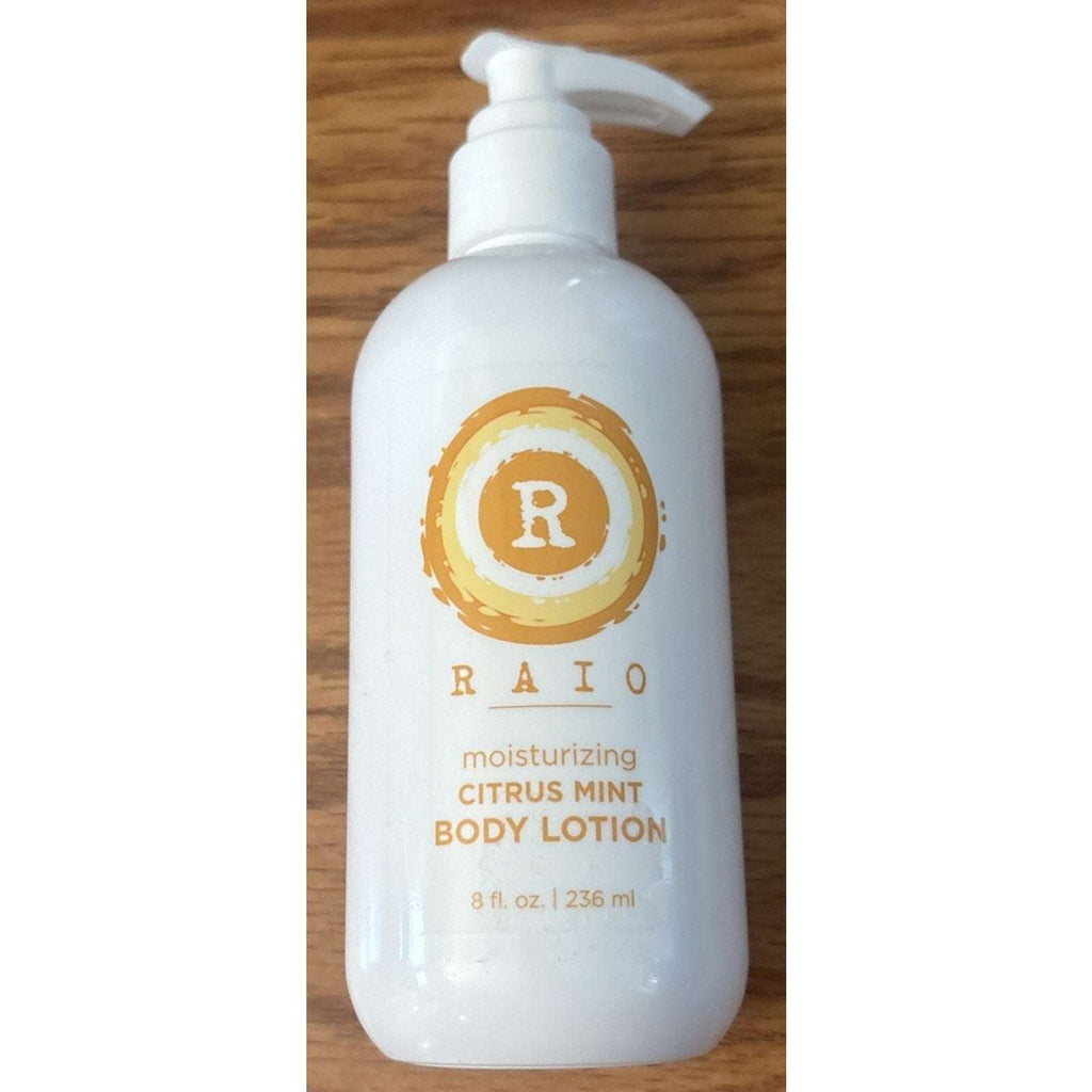 Raio Daily Moisturizing Body Lotion Citrus Mint Scent 8 fl oz with Pump