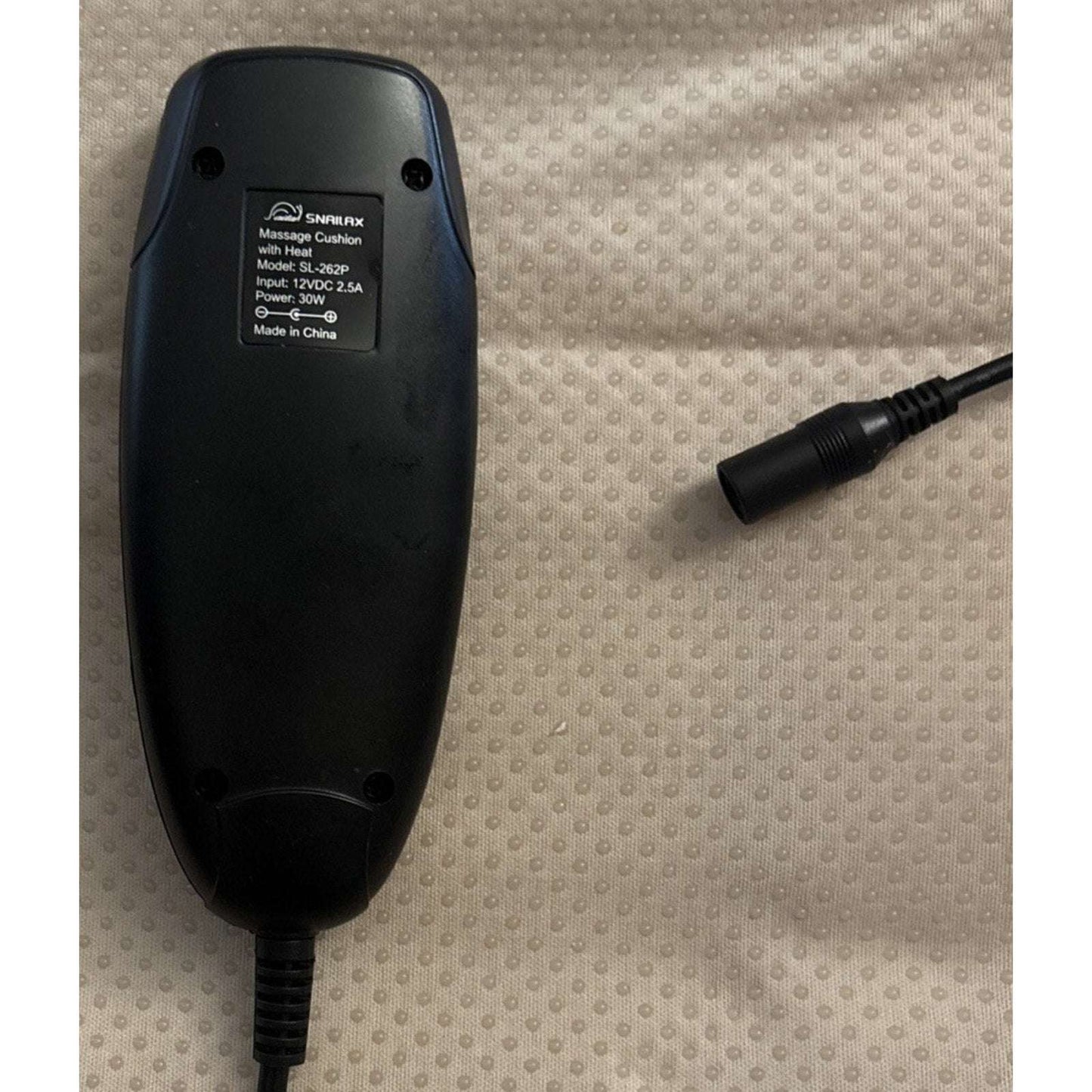 Snailax Massage Seat Cushion Back Massager w/ Heat, 6 Vibration Massage , Timer,