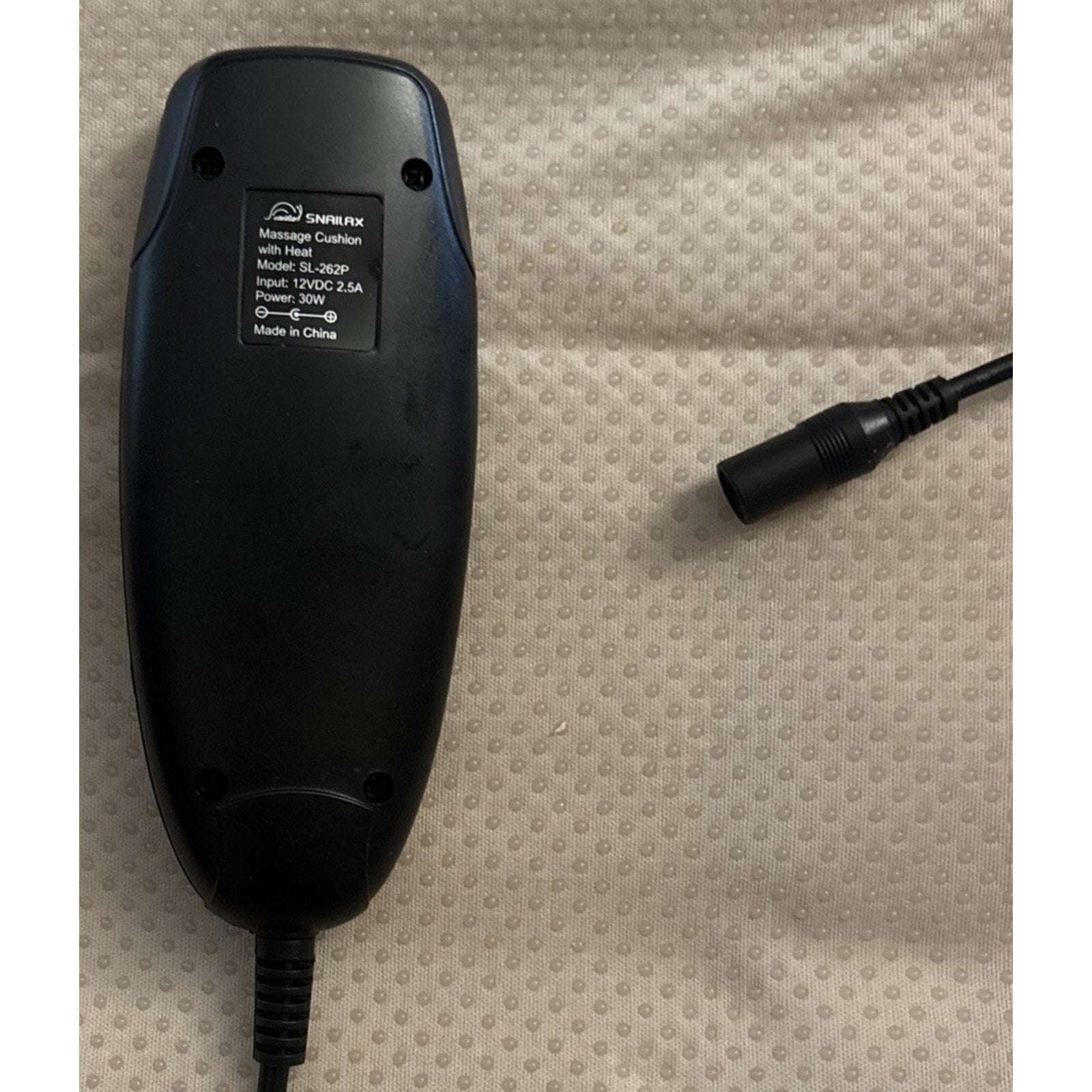 Snailax Massage Seat Cushion Back Massager w/ Heat, 6 Vibration Massage , Timer,