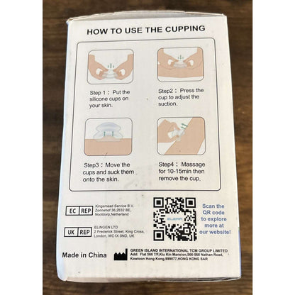 ELERA 7Pc Silicone Cupping Therapy Set, Chinese Massage for Cellulite Reduction