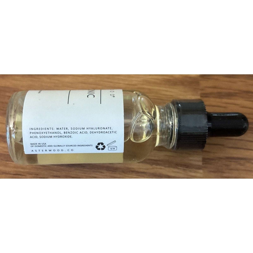 ASTERWOOD Pure Hyaluronic Acid Anti-Aging Serum - 1 fl oz - New/Sealed - No Box