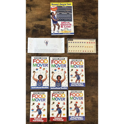 HUGE Richard Simmons LOT - Food Mover Kit, Sweatin to Oldies, Groovin In The Hou