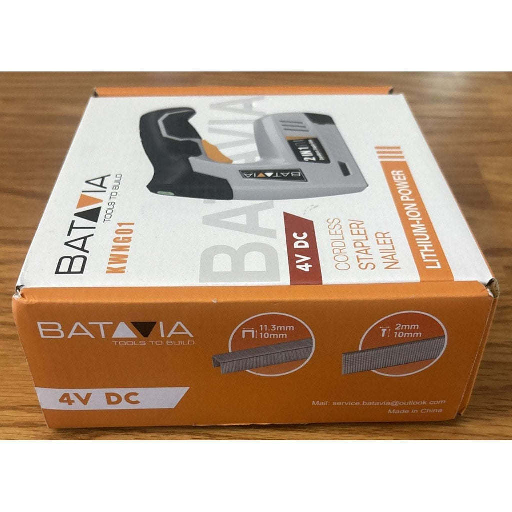 BATAVIA 2-in-1 Electric Staple Gun & Brad Nailer Kit Cordless w/ Triple Safety