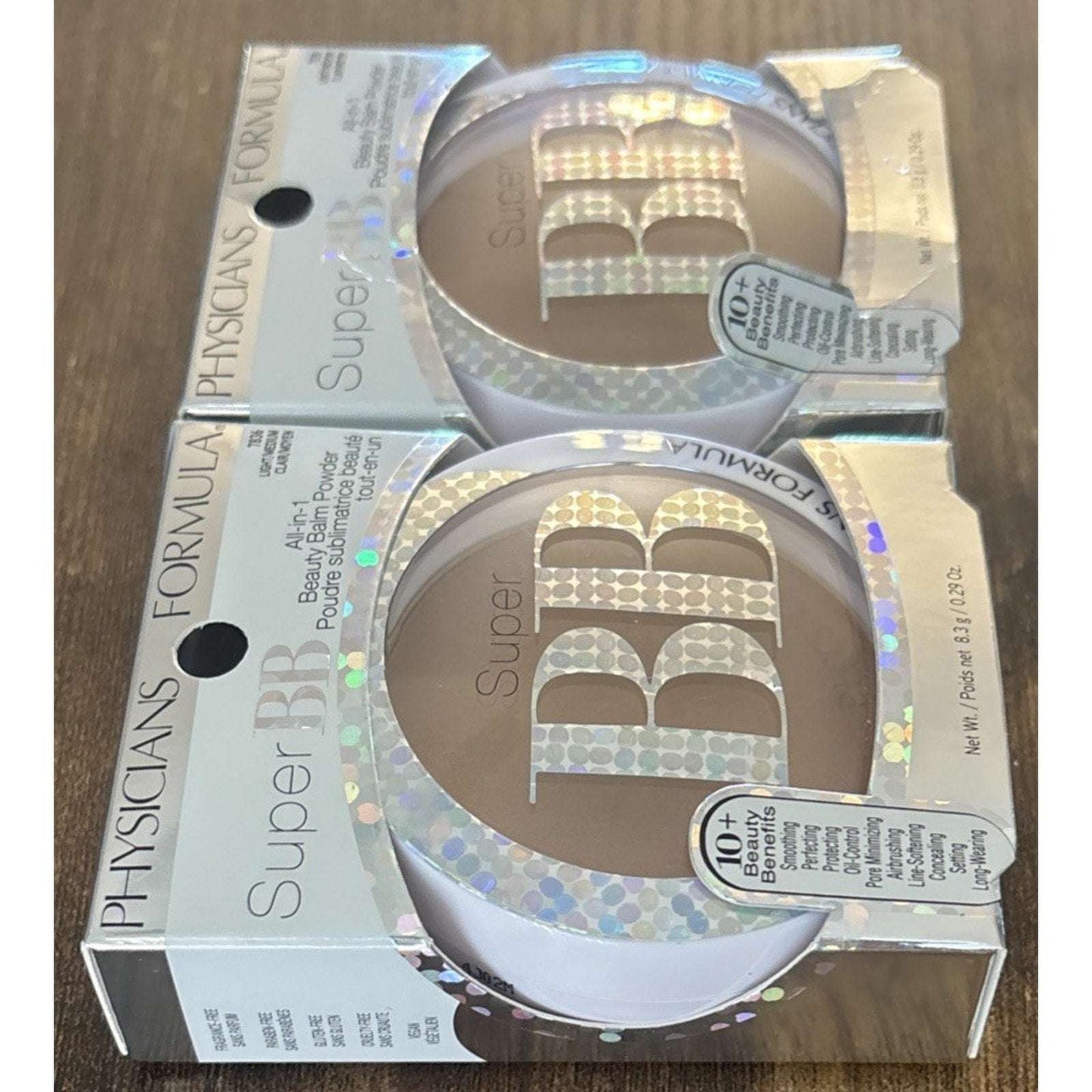 2-Pack Physicians Formula Super BB All-in-1 Beauty Balm Powder Light/Medium 7836