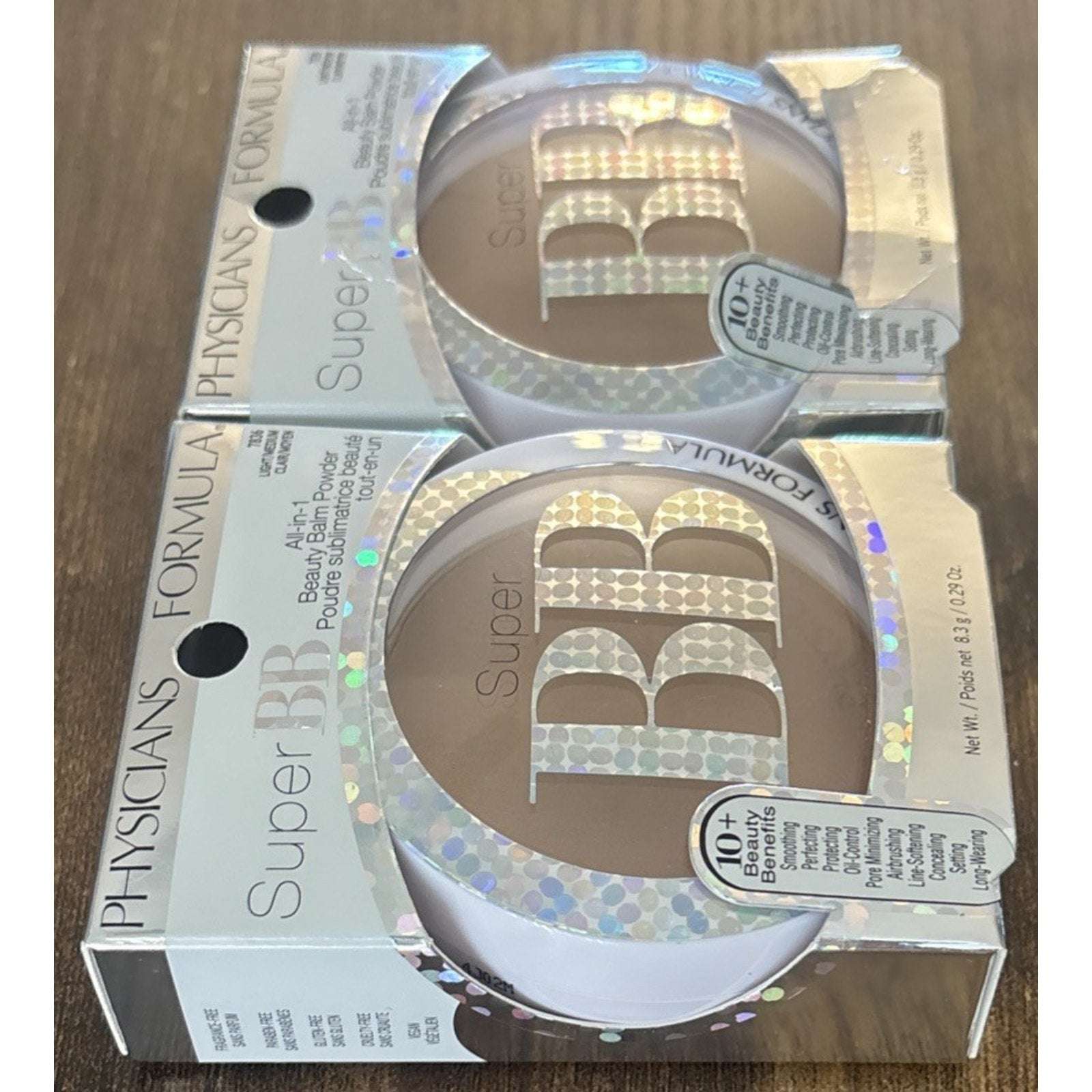 2-Pack Physicians Formula Super BB All-in-1 Beauty Balm Powder Light/Medium 7836