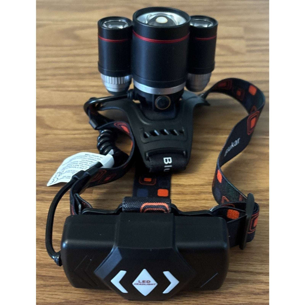 LED Headlamp, Super Bright Rechargeable Headlight Flashlight - 3 Lights 5 Modes